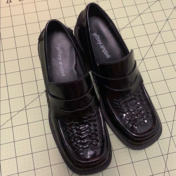 Jeffrey Campbell sims block heel loafer size 6 - Picture 4 of 4